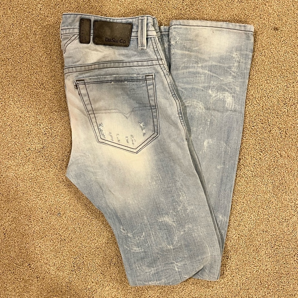 Diesel light blue skinny jeans